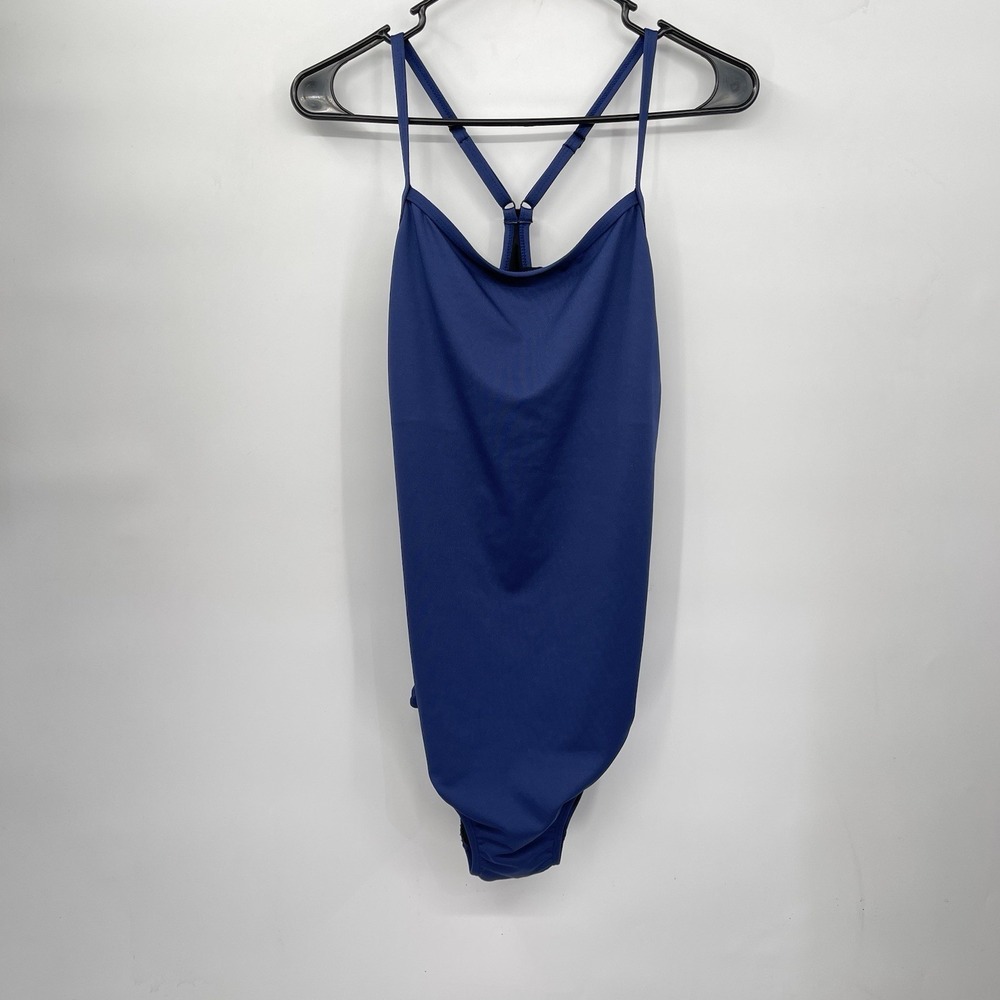 Baleaf 40 One Piece Swimsuit Womens Navy Blue‎ Athletic Y-Strap Keyhole Back